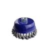 Щетка чашечная для УШМ 125 мм (5), чёрная, крученая проволока,"Maximum" MX 17788 оптом