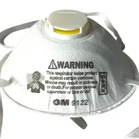 Респиратор универсальный 3М 9122 с клапаном 20 шт., KN 95